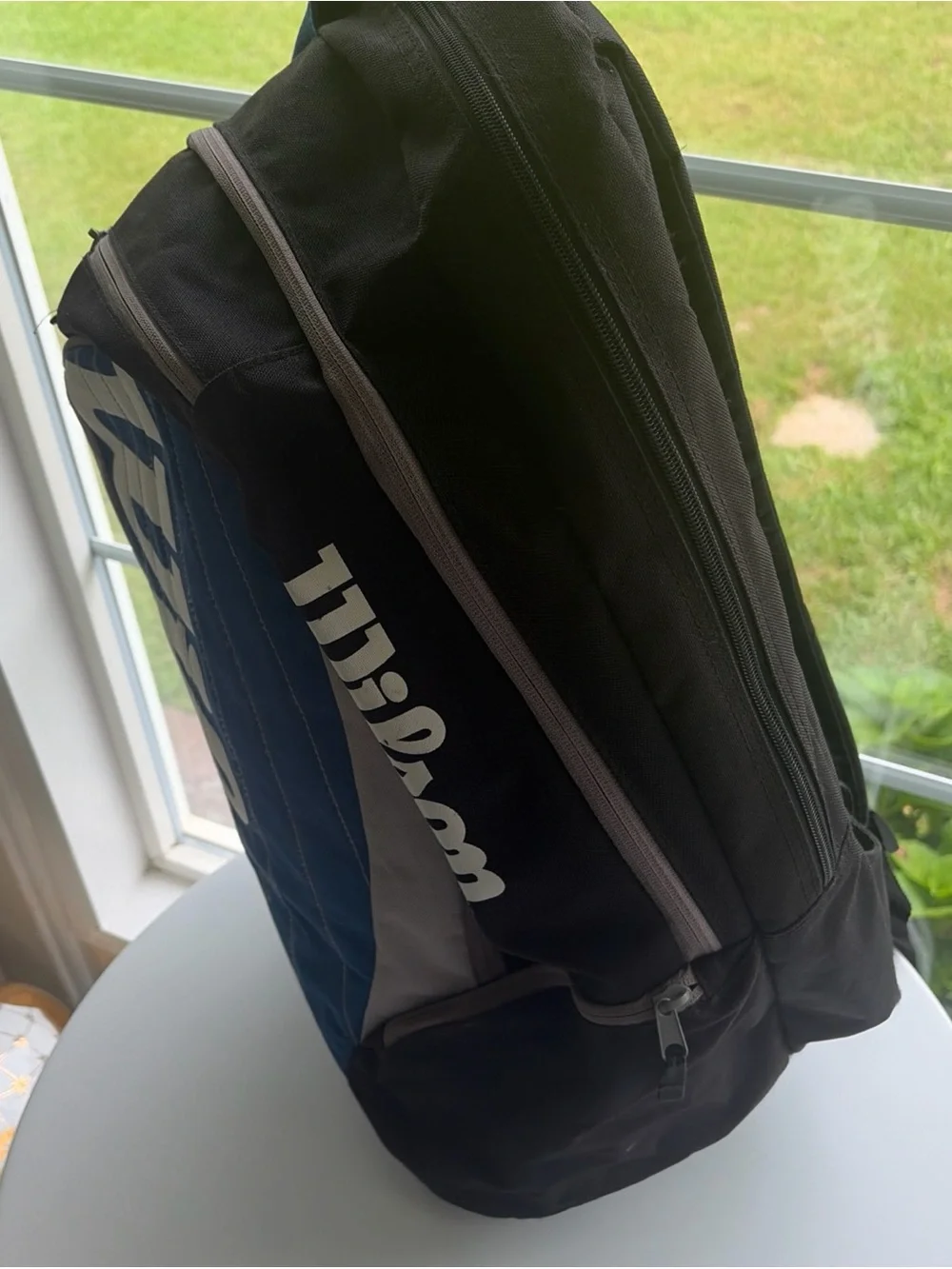 Wilson Black and Blue Men's Athletic Backpack